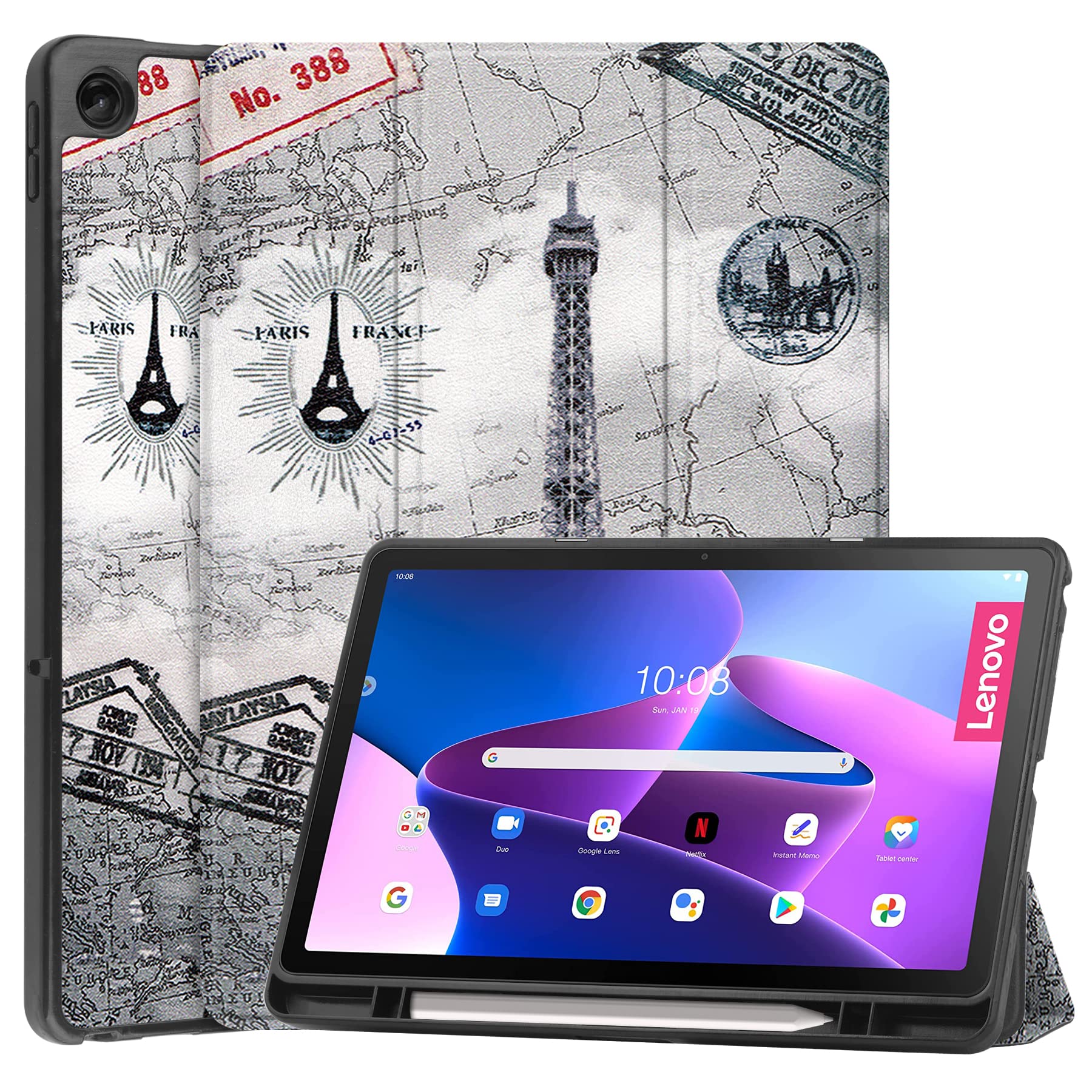 Lenovo Tab M10 Plus 3ème Génération Étui De Protection Avec Clavier