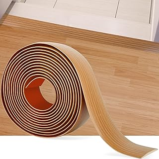 16.4Ft Floor Transition Strip Self Adhesive Vinyl Cover Floor Strip Flat...