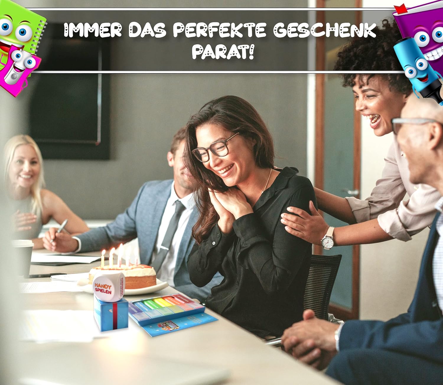 MACH MAL PAUSE® Anti Stress Würfel - Buntes Stressabbau Spielzeug Photo 3