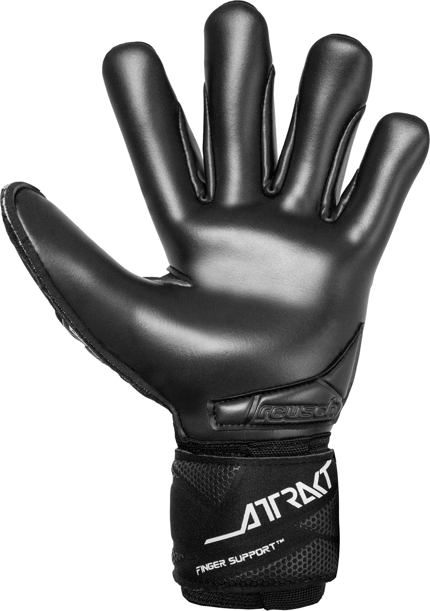 Reusch Gants de Gardien de But pour Hommes Adultes | Protection des Doigts | Excellente adhérence | Gazon Artificiel, Gazon Naturel et Terrain Dur | Attrakt Freegel Infinity Finger Support