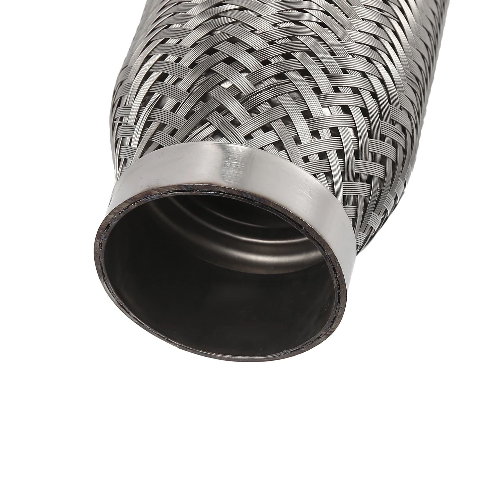 Vehicle Silencer 45/50/55/65/70/75mm tłumik samochodowy elastyczna rura wydechowa elastyczne rurki złącze wydechowe ze stali nierdzewnej Tłumik do Samochodu(50x155x250mm)