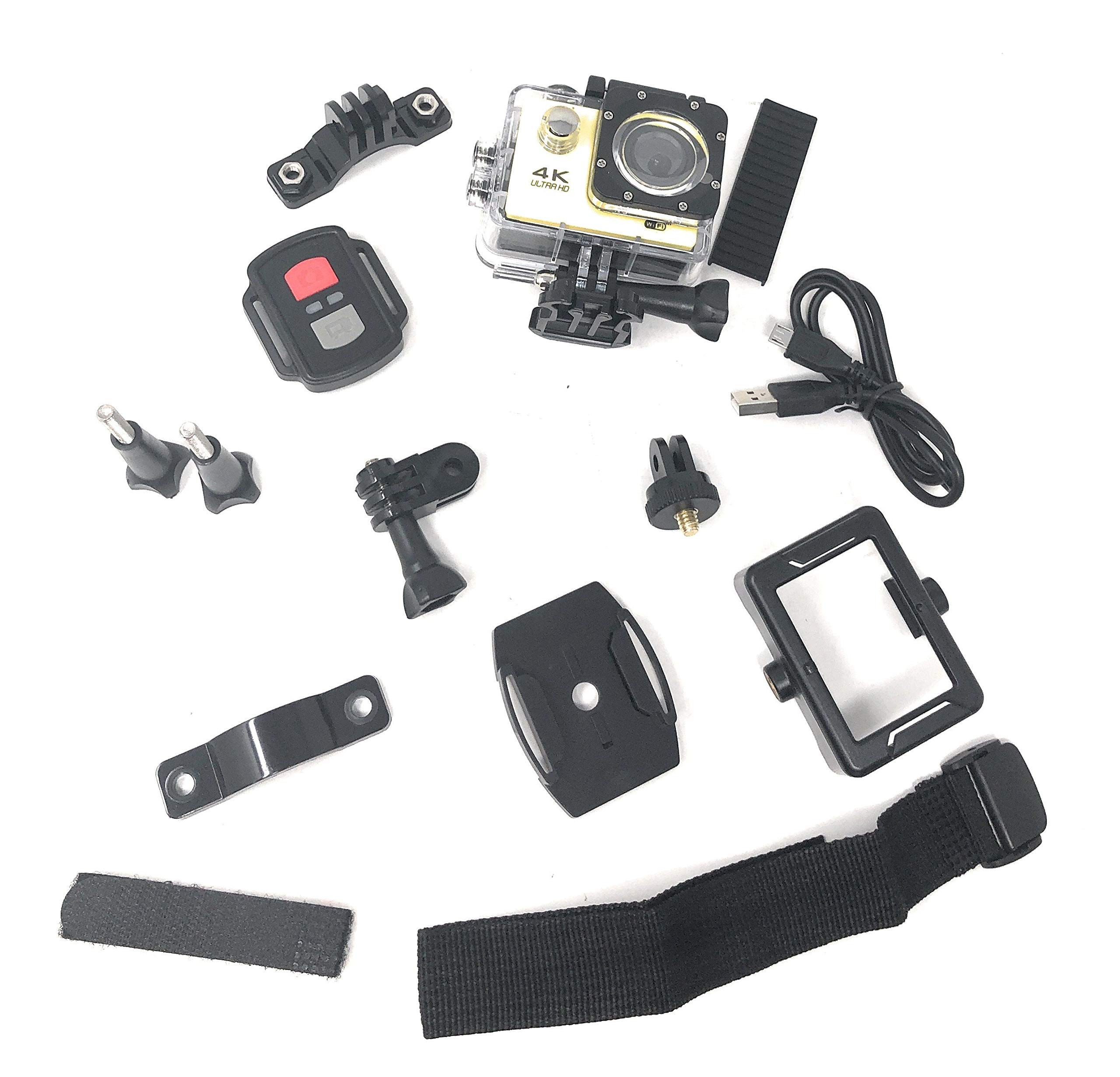 tempo di saldi Action Camera Ultra HD 4K WiFi 16 MP con Telecomando Video Sport Impermeabile