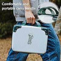 Vista 2 de Bincoo Coffee Maker Travel Case for Barista Espresso Machine Travel Case Waterproof-Coffee Maker Storage Box with Comfortable Hand Hold Belt, White