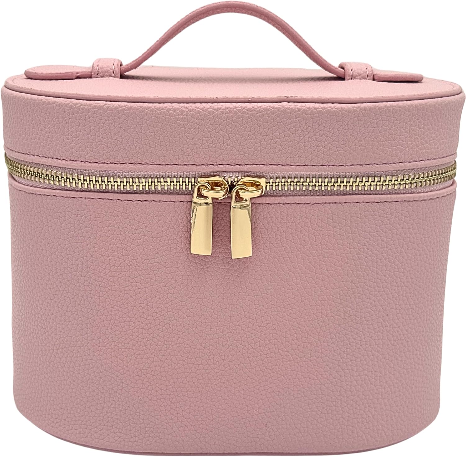 JAZD Vanity Case Makeup Bag with Removable Organizer Divider, Travel Toiletry Cosmetic Organizer for Women