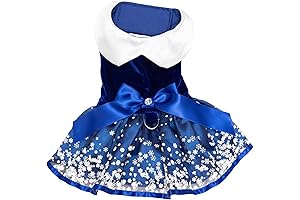 Snowflake Holiday Dress for Pampered Pups (Small)