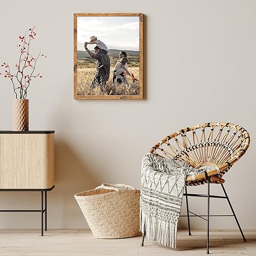 Miniatura 8 de TWING Juego de 6portarretratos de fotos, 8x10 pulgadas con paspartú u 11x14pulgadas sin paspartú, marcos de fotos rústicos, pared, galería de fotos