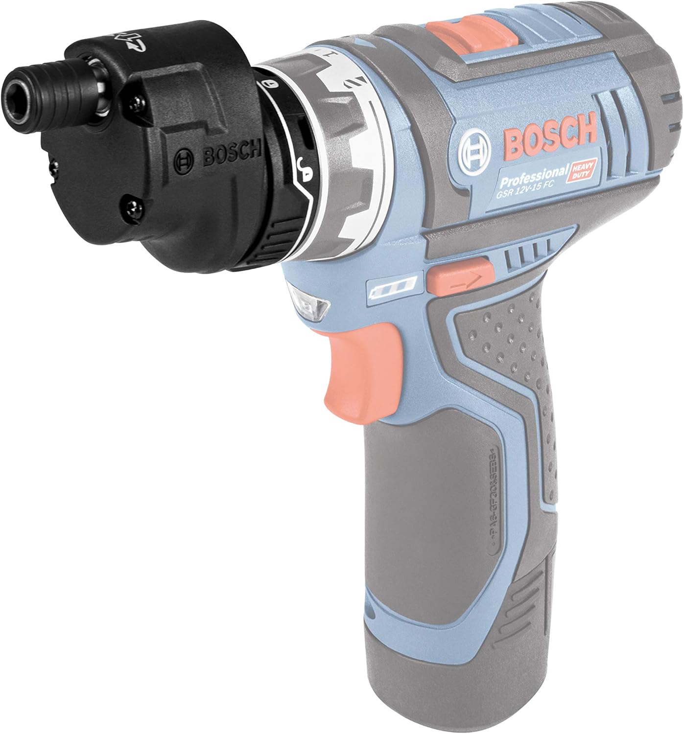 Bosch Professional GFA 12-W FlexiClick angle screw adapter (compatible with GSR 12V-15 FC)