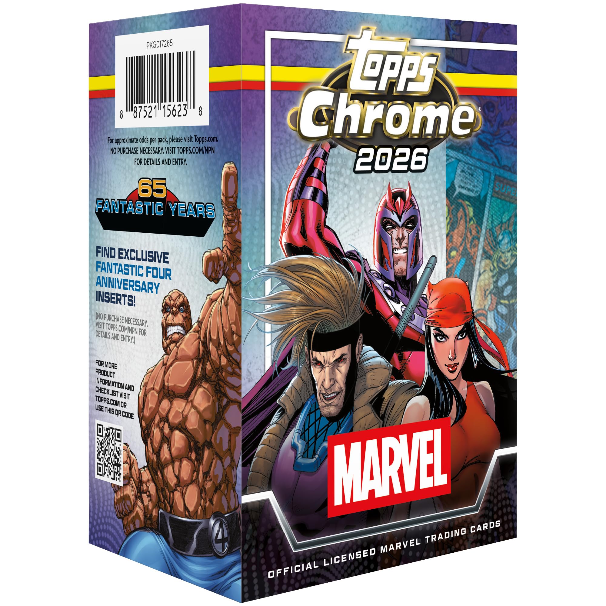 Amazon.com: 2026 Topps Chrome Marvel Comics – Factory Sealed
