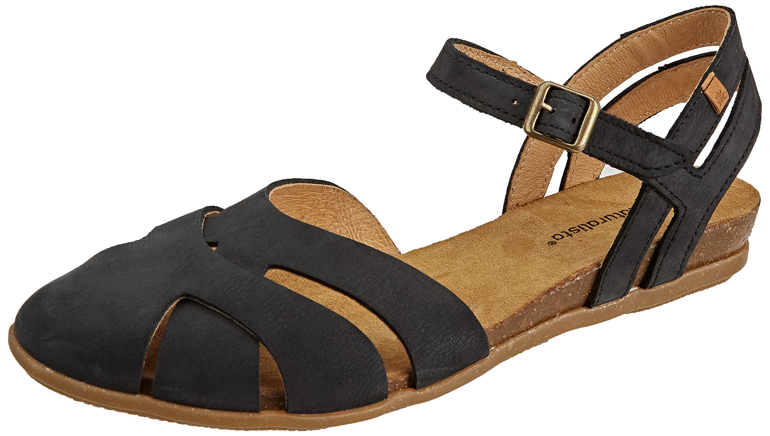 El Naturalista N5207 Stella Womens Sandals Black 40 EU, 5.5 UK