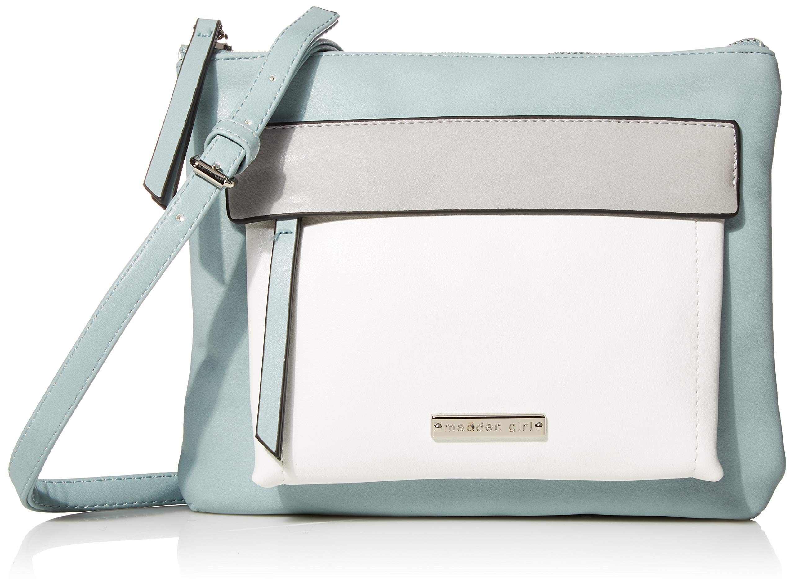 Madden Girl Colorblock Crossbody Bag, Mint Multi