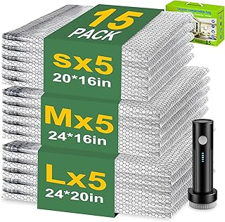 Vacuum Seal Bags for Clothing with Wireless Electric Pump - Travel & Home Use, 15 Pack Ideal Space Saver Vacuum Storage Bags, Travel Vacuum Bags for Luggage