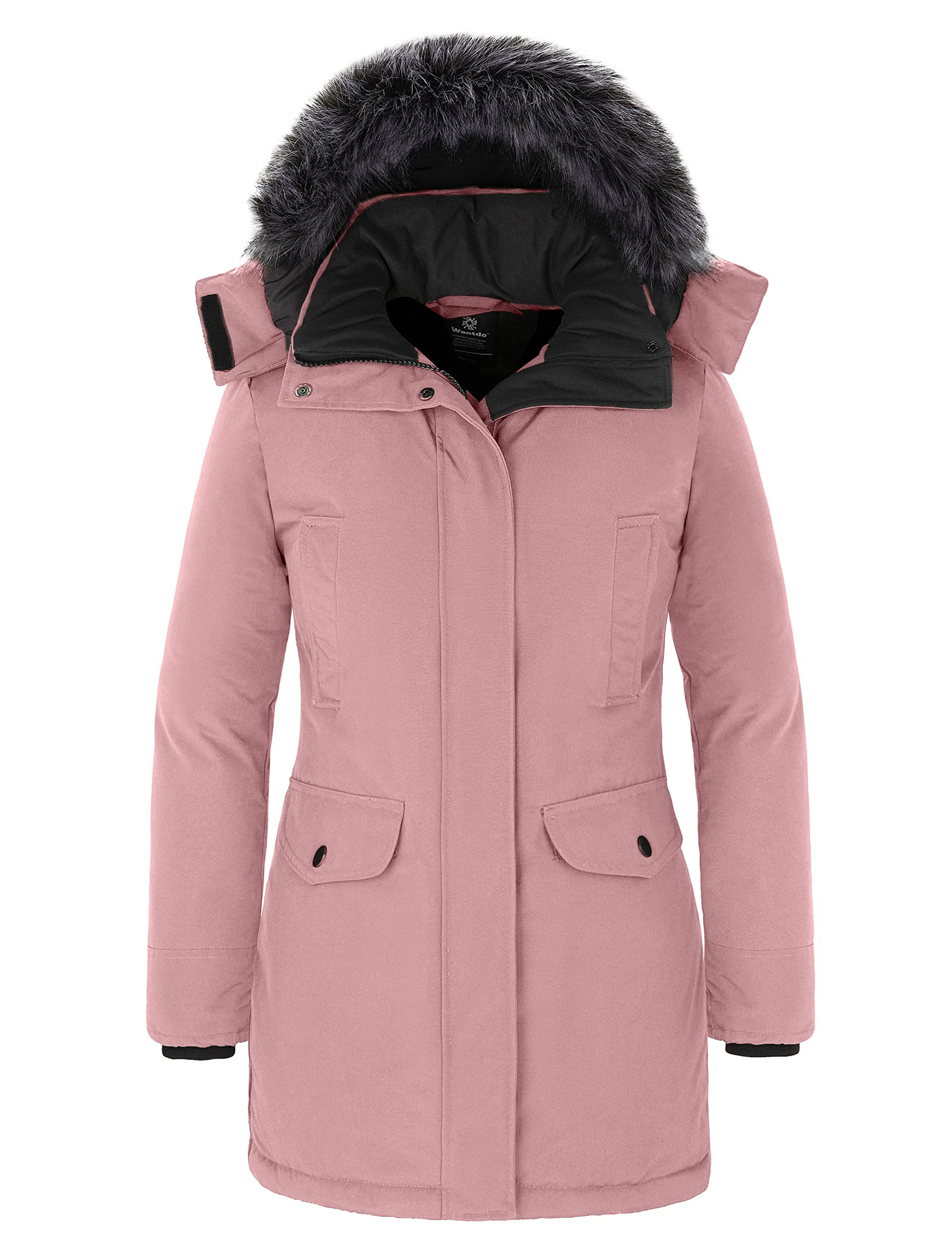 wantdo Women's Long Winter Coat Thick Puffer Jacket