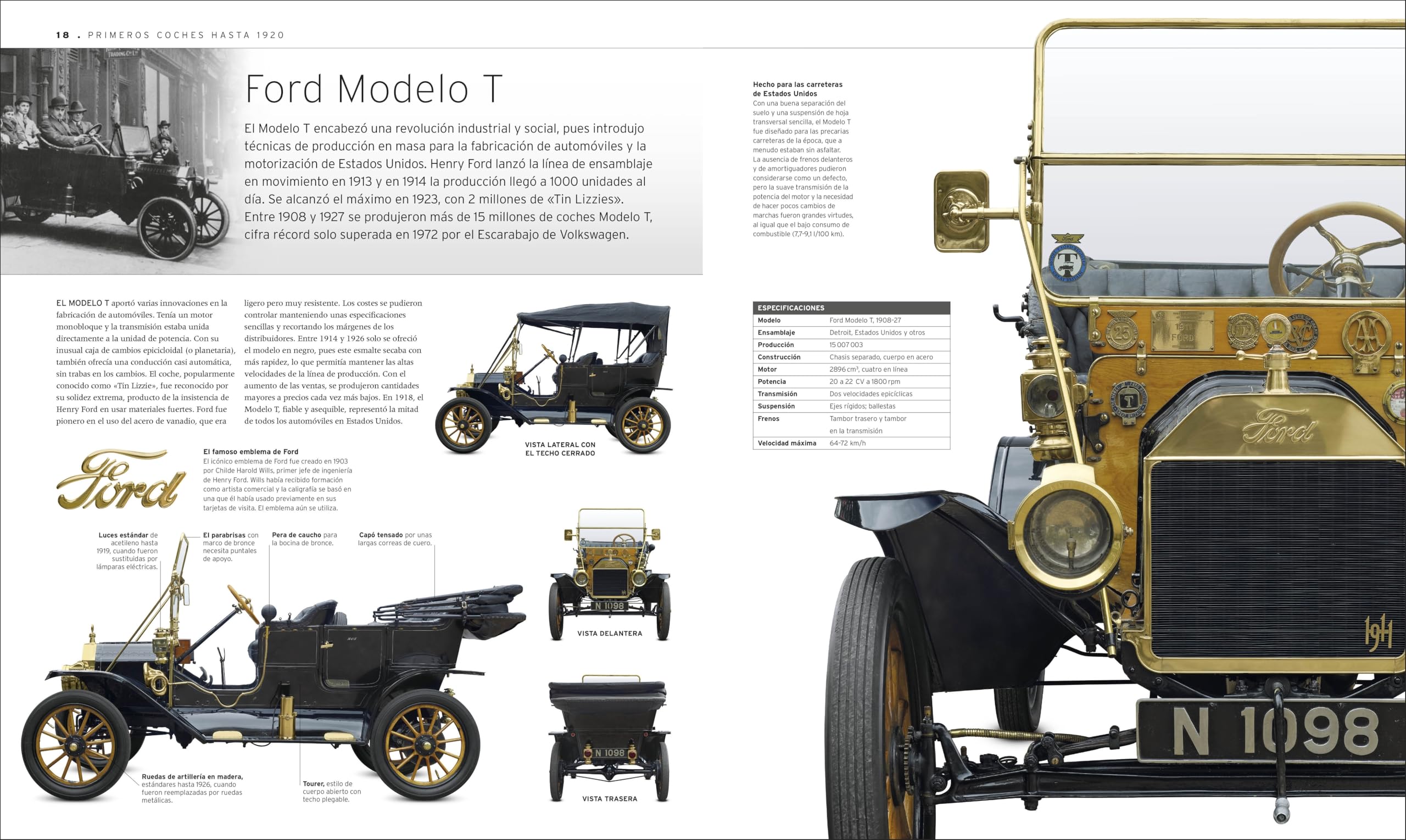El libro del automóvil: La historia visual definitiva (Enciclopedia visual)