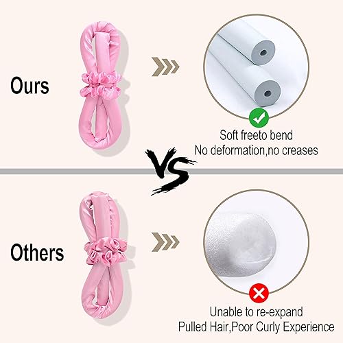 Miniatura 2 de Rizador sin calor, diadema de rizador sin calor, diadema rizadora durante la noche, diadema de rizador sin calor para cabello largo. Diseña y crea