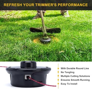 Panari Trimmer Head for Redmax BC250 BC2300 BC2600 BCZ2400S BCZ2401S BCZ2460S BCZ2460TS BCZ2600S BCZ2600SU BCZ2600SW String Trimmer Replaces 511010601