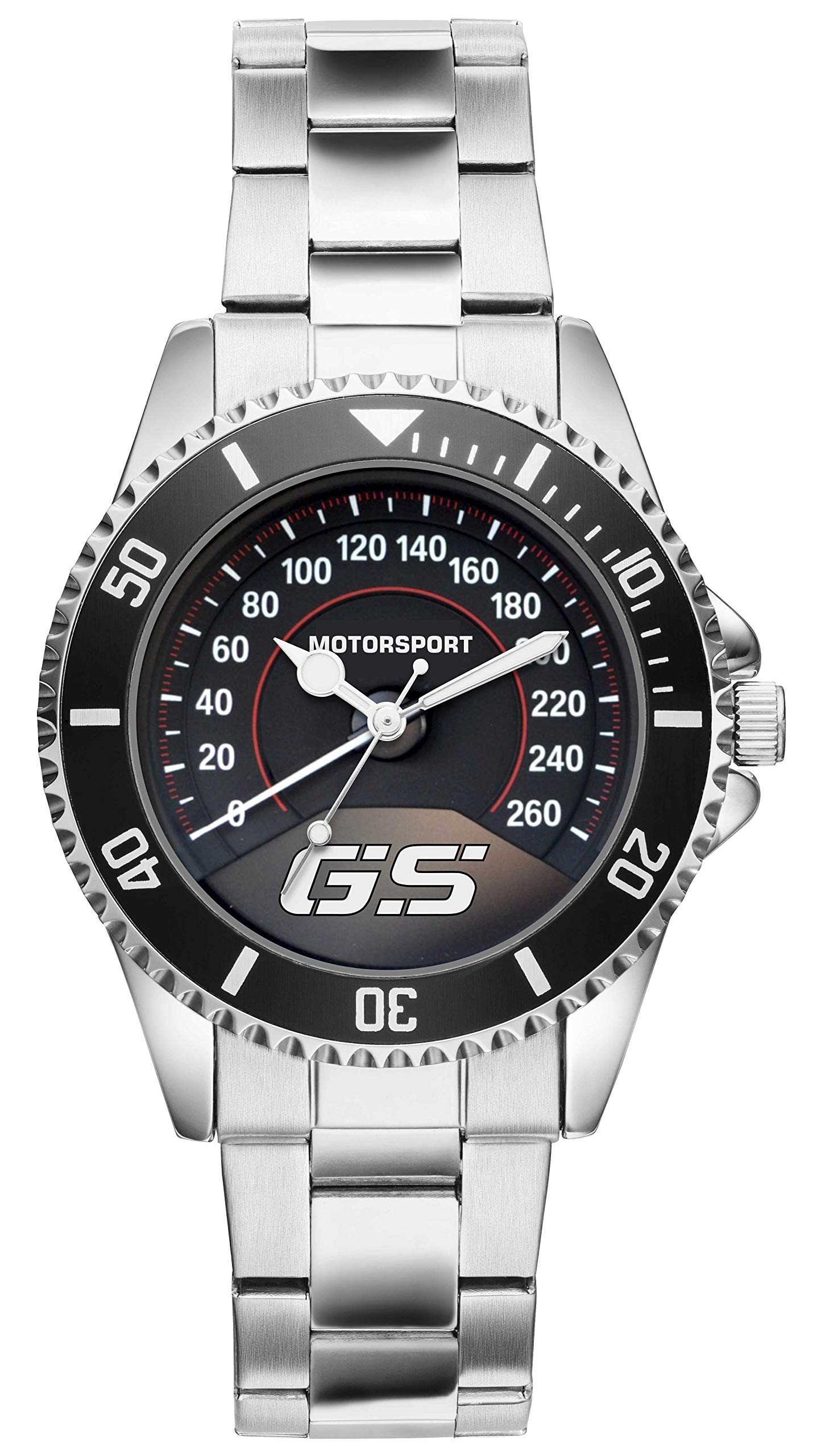 KIESENBERG Orologio da uomo Regalo per BMW GS Fan Cockpit Tachimetro Quarzo Analogico Orologio da polso 20780