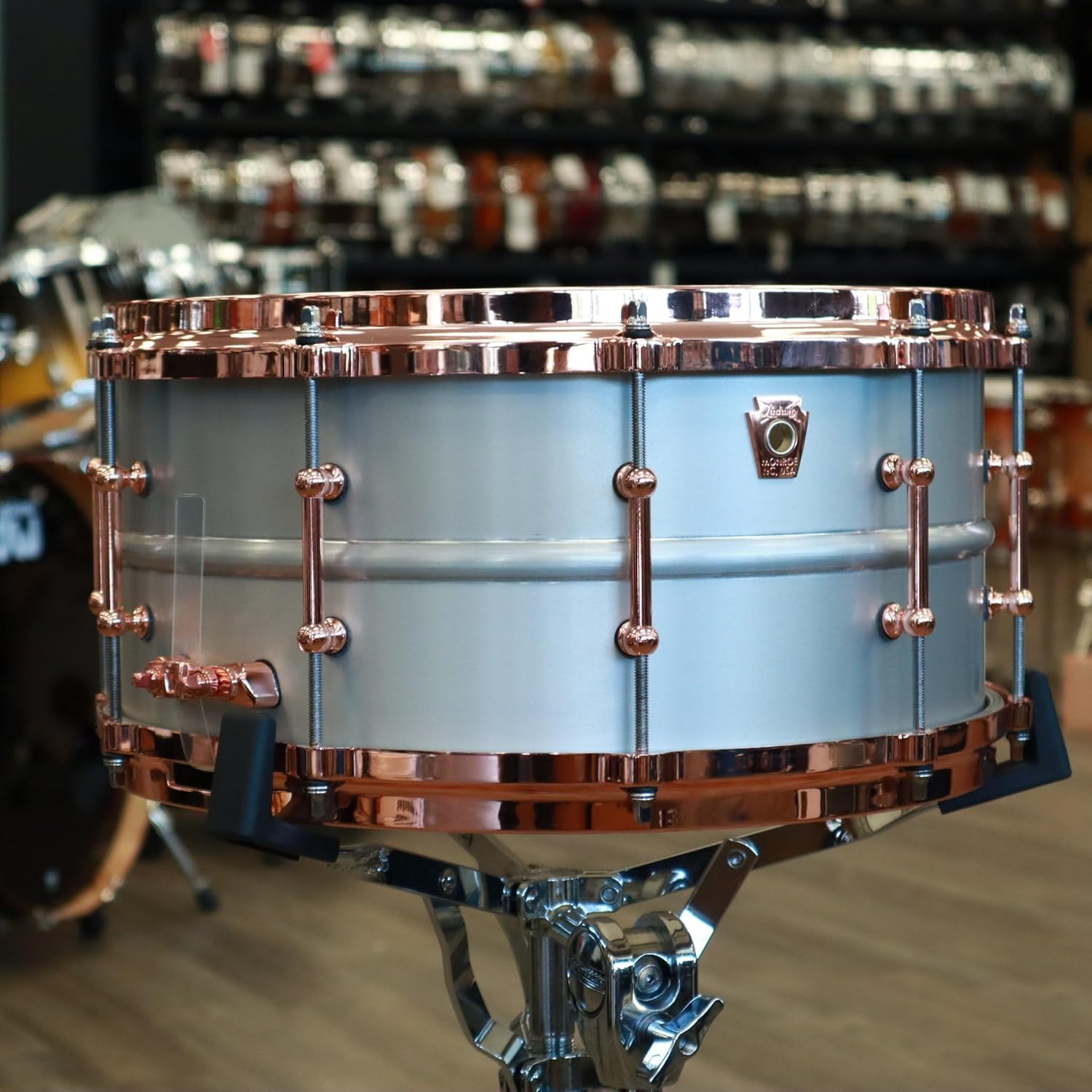 Ludwig 6.5x14" Acrophonic Snare Drum w/Copper Hardware LM405DTC