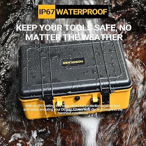 Miniatura 7 de Estuche para compresor de aire Dewalt DCC020IB: bolsa de herramientas portátil resistente para bomba Dewalt de 20 V, inflador de neumáticos