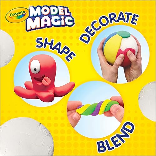 Miniatura 4 de Masa para modelar Model Magic (tubo de 2 libras), puedes elegir el color, de Crayola, Blanco