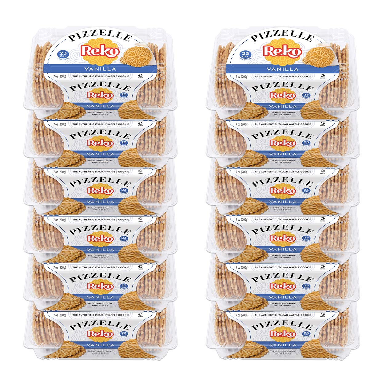 Reko Pizzelle Authentic Italian Style Waffle Cookie