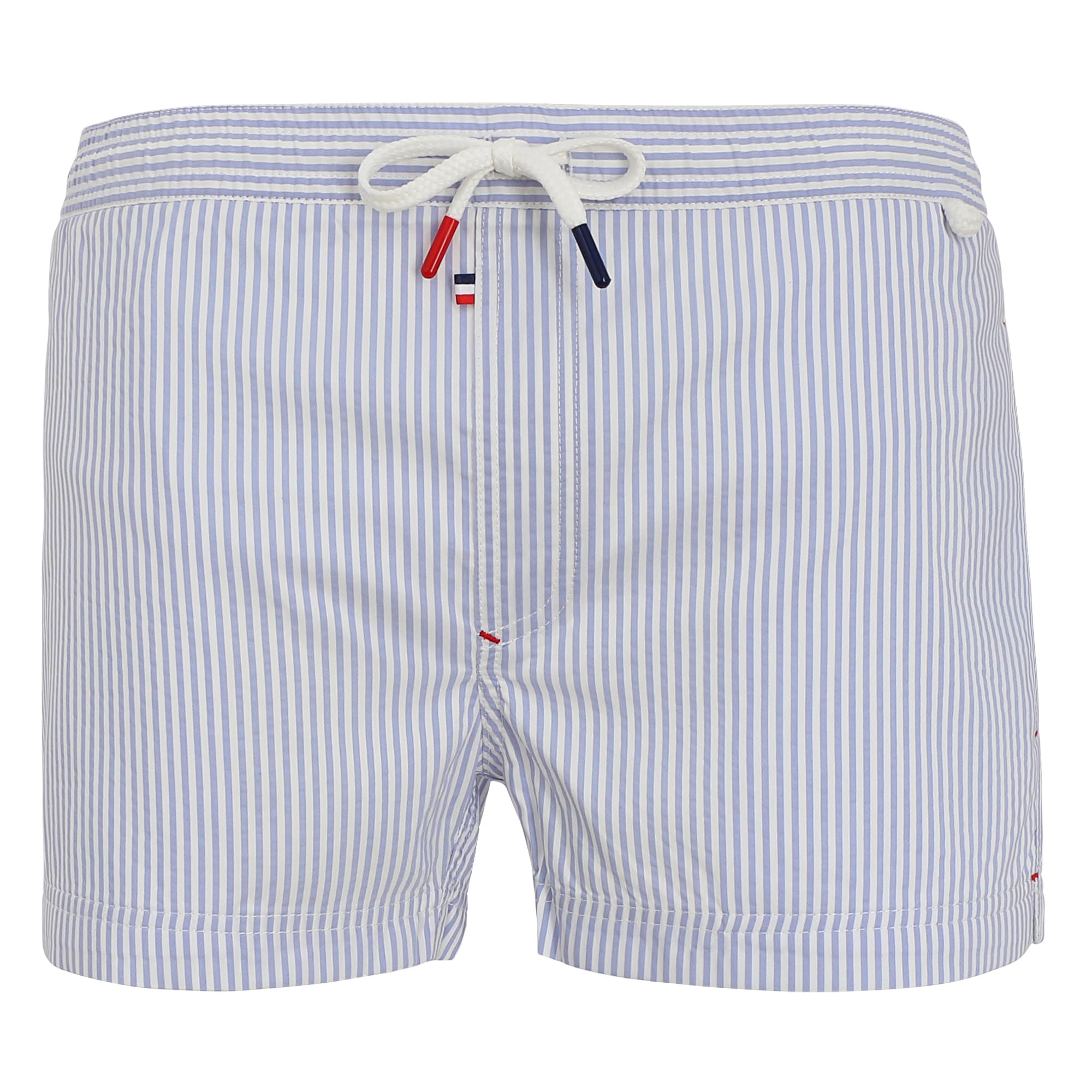 Maillot Short de Bain Homme rayé Bleu Ciel, Vert Amande ou Rouge - Owen 2517 Stripe
