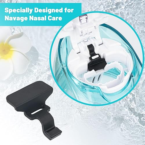 Miniatura 2 de Cápsulas de repuesto de silicona compatibles con cápsulas de agua salada Navage accesorios de repuesto para tratamiento de cuidado nasal clips de