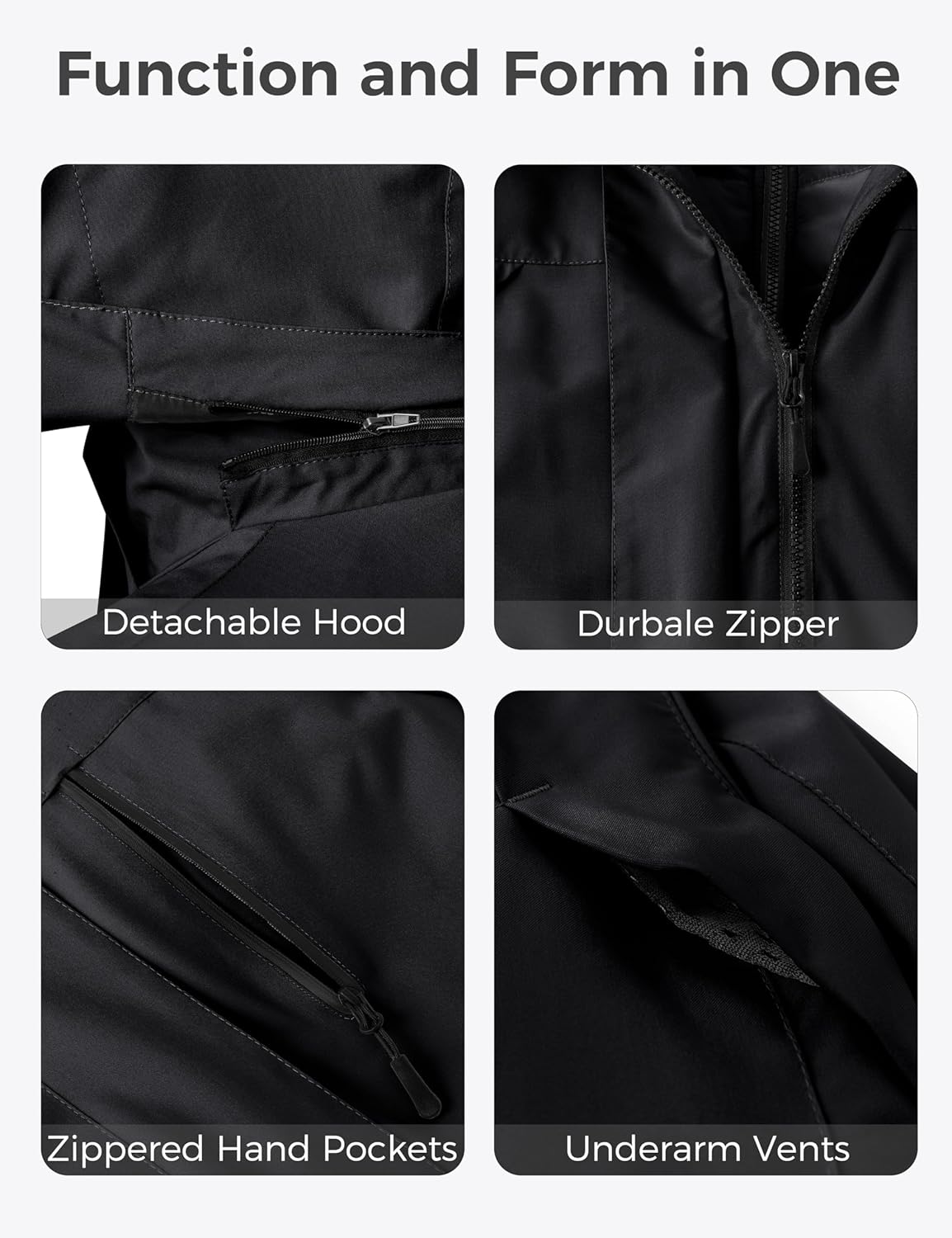 wantdo Women's 3 in 1 Plus Size Winter Coats Waterproof Ski Jacket Hooded Snowboarding Jacket - Image 6