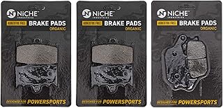 NICHE Brake Pad Set for Suzuki SV1000S Katana 650 Kawasaki Versys 1000 69100-16852 Front Rear Organic