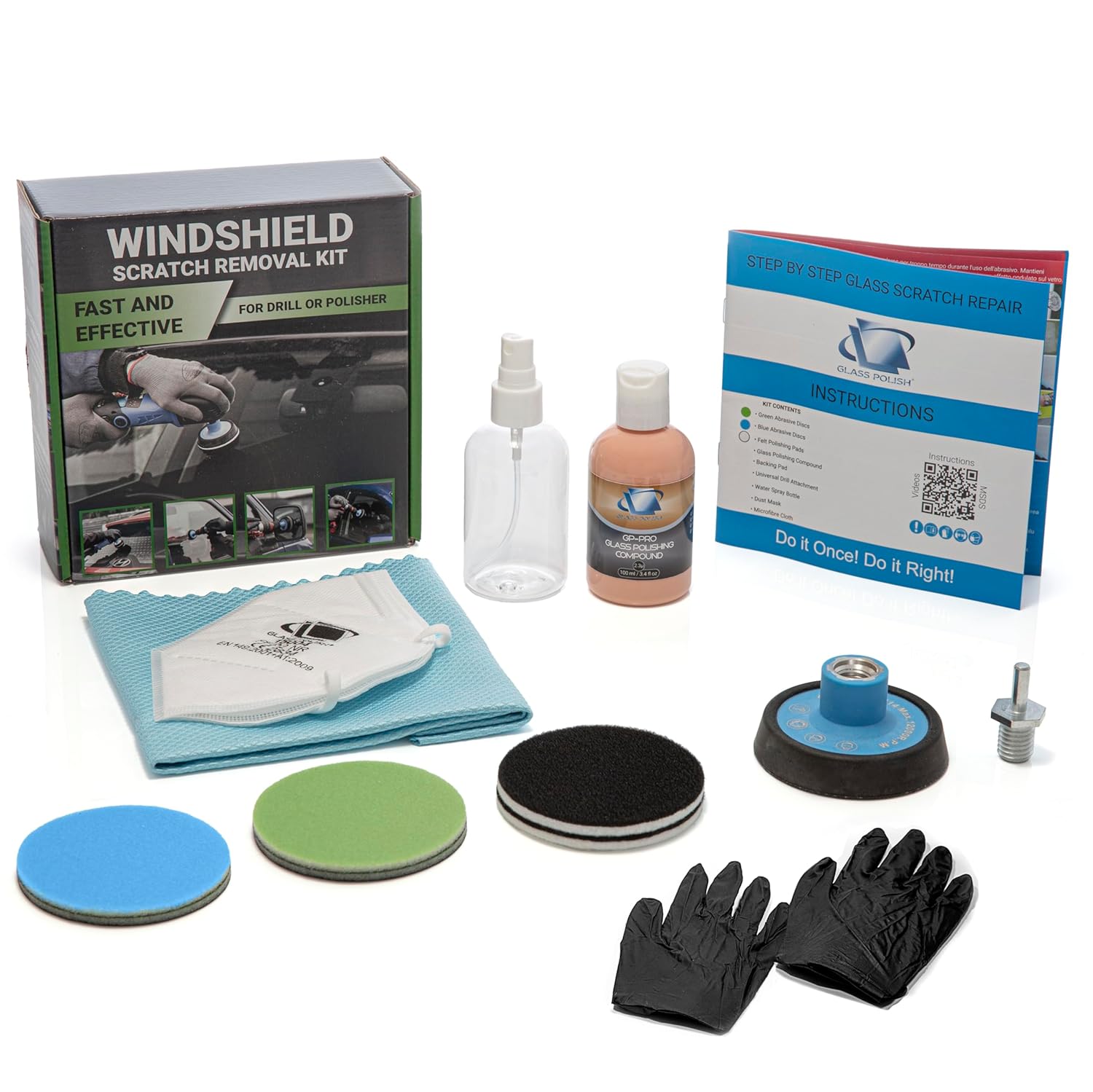 GLASS POLISH DIY 3″ (75mm)...