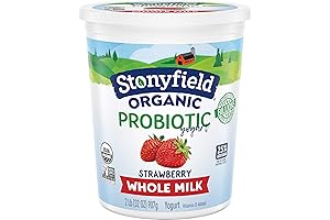 Stonyfield Organic Whole Milk Yogurt with Strawberry - 32oz