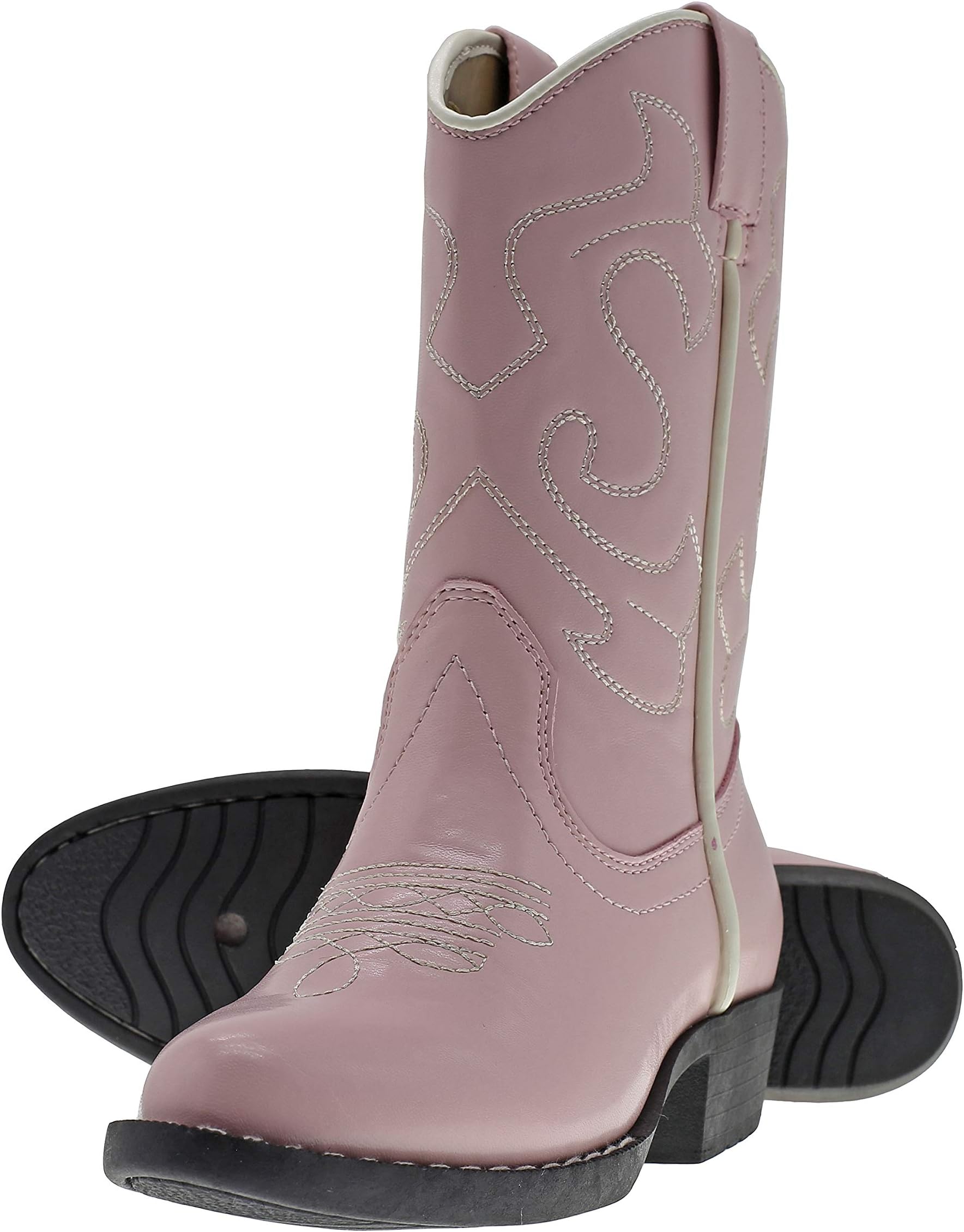 Canyon TrailsKids Lil Cowboy Pointed Toe Classic Western Rodeo Boots (Toddler/Little Kid)