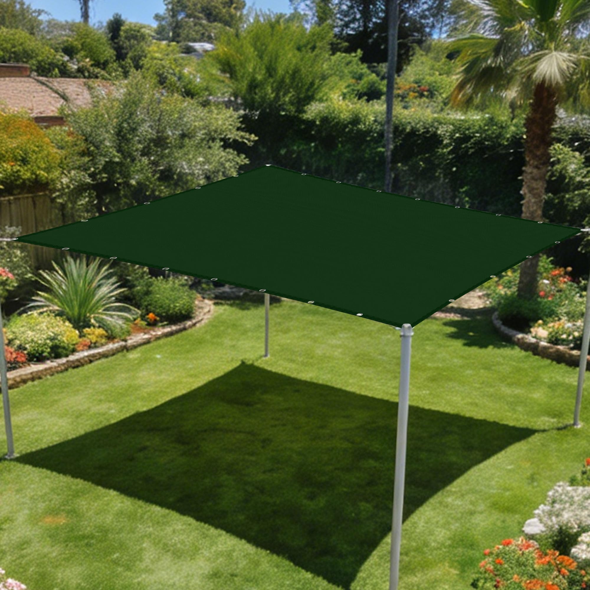 Voile d'ombrage imperméable auvent respirant pour jardin et terrasse
