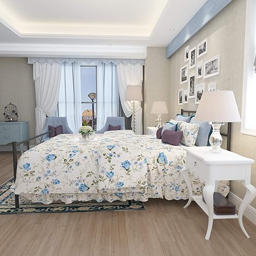 Miniatura 4 de Weehom Base de cama de tamaño matrimonial, base de colchón de plataforma metálica/reemplazo de somier con cabecero, color negro Negro