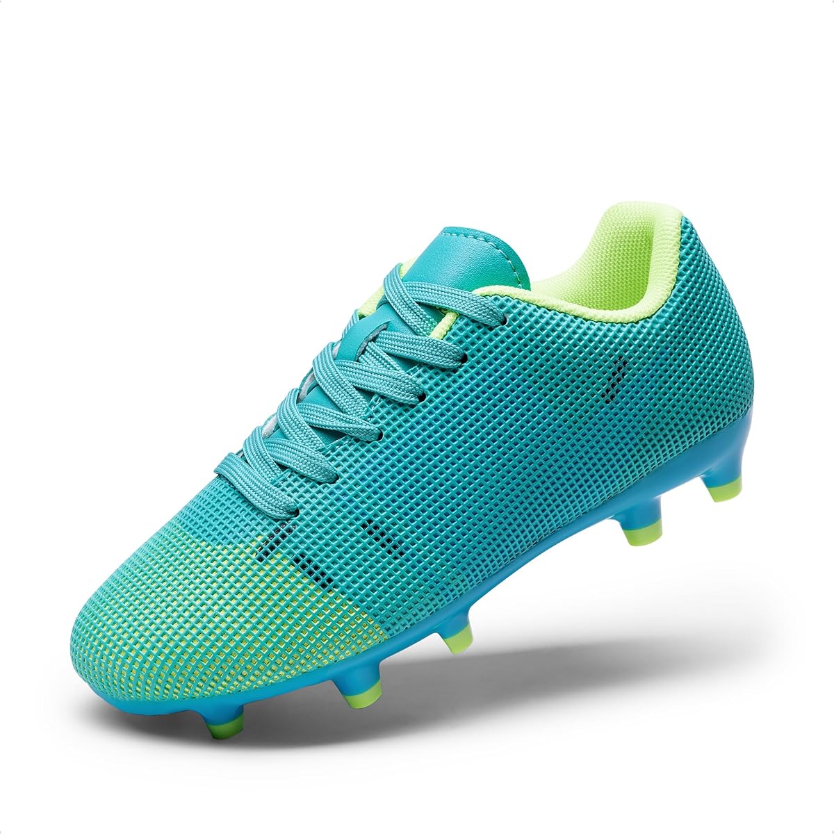 DREAM PAIRS Botas de fútbol para niños y niñas | Zapatos de fútbol de entrenamiento al aire libre atléticos de Youth Firm Groud para niños pequeños/grandes