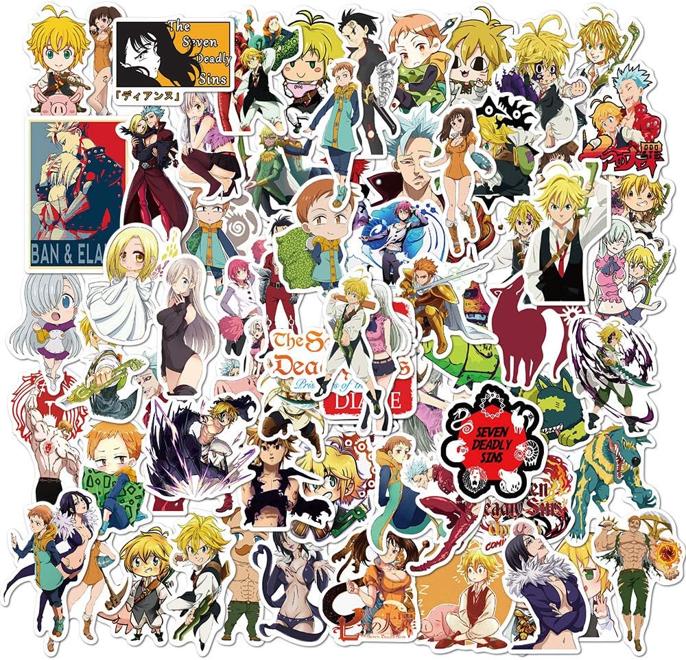 Seven Deadly Sins Sticker 100pcs