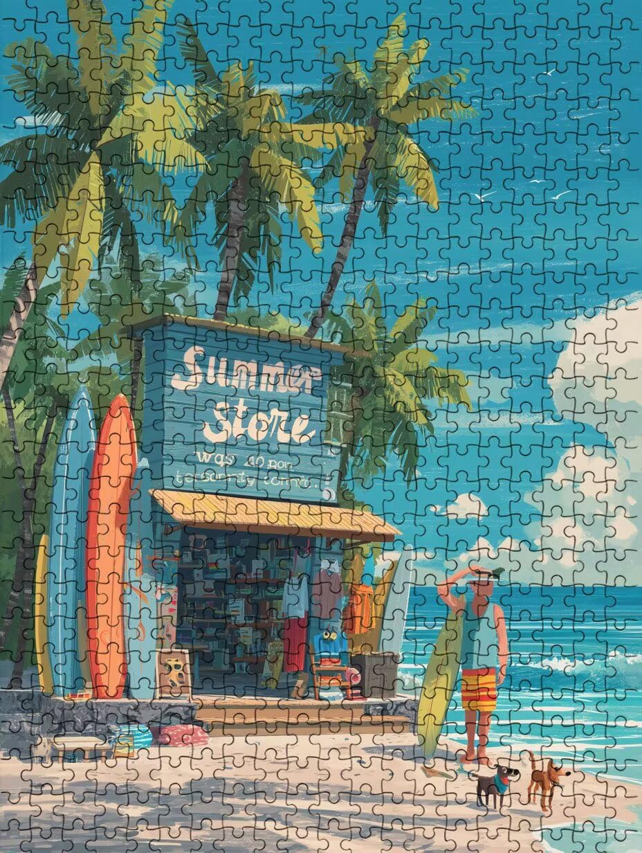 Puzzle 3000, Jigsaw Puzzle per Adulti, Estate Sulla Spiaggia BLQSBGA6-467 | Puzzle Classici, Impossibile Difficile Sfidanti Puzzles, Puzzle Decorativo per La Famiglia, Come Regalo e Decorazione Pareti