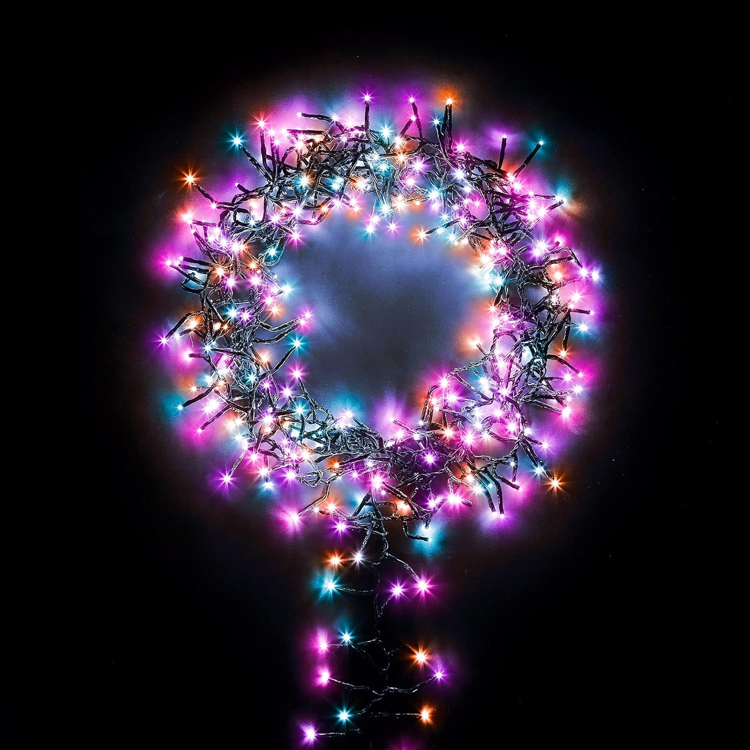 The Winter 1500 LED Cluster Christmas Lights Mains Powered