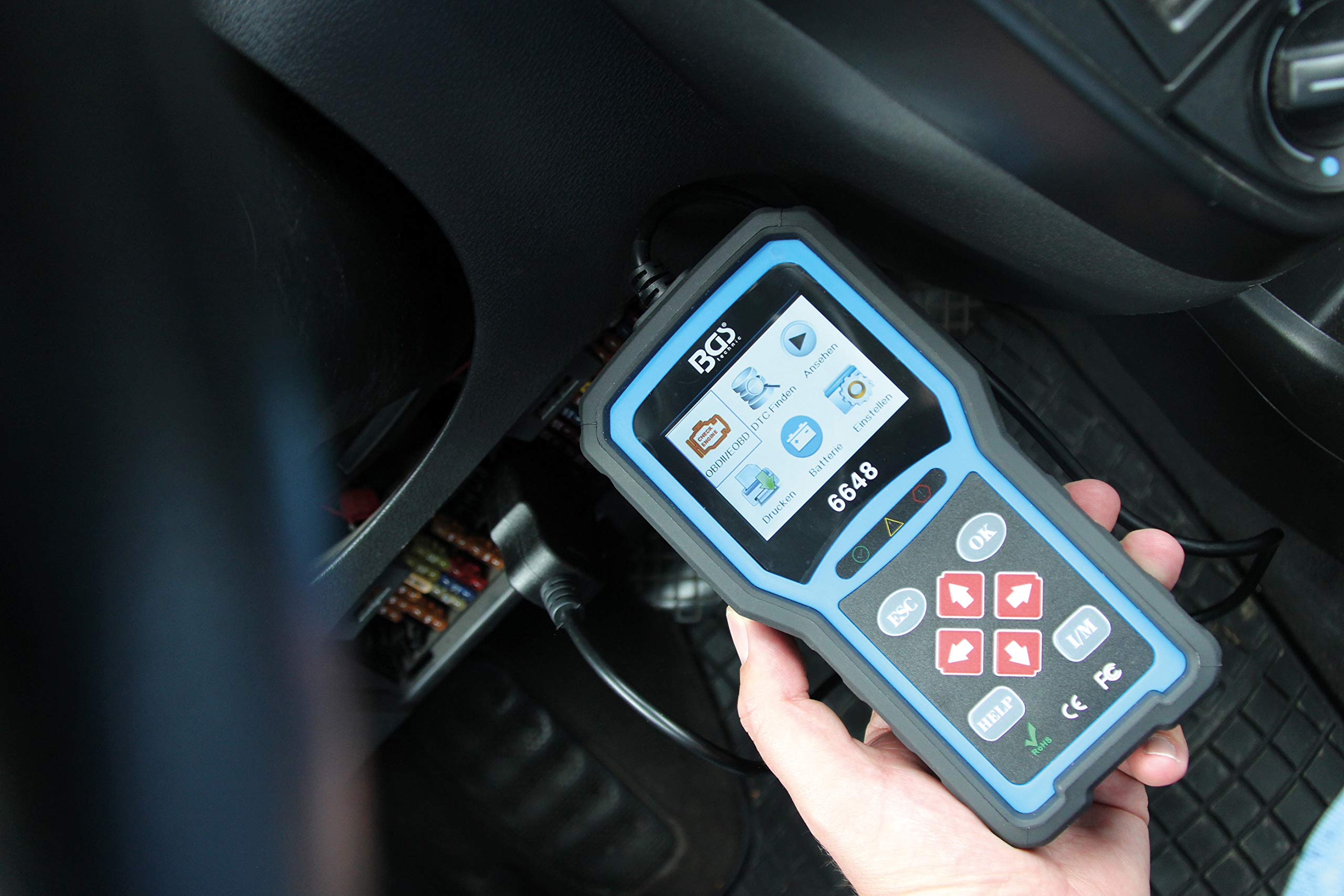 BGS 6648 | Urządzenie do diagnostyki błędów OBD 2 (EOBD)