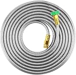 Tube de jardin en en acier inoxydable métal court 15 Pieds Boire Rv eau tuyau déshumidificateur égoutter raccord de connecteur de tuyau pièces jointes 3/4.