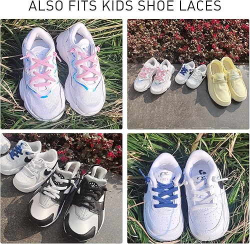 Vista 6 de UamGlsob 2 pares de cordones elásticos de repuesto para Hey Dude, cordones planos, cuerdas de zapatos de repuesto para Hey Dude