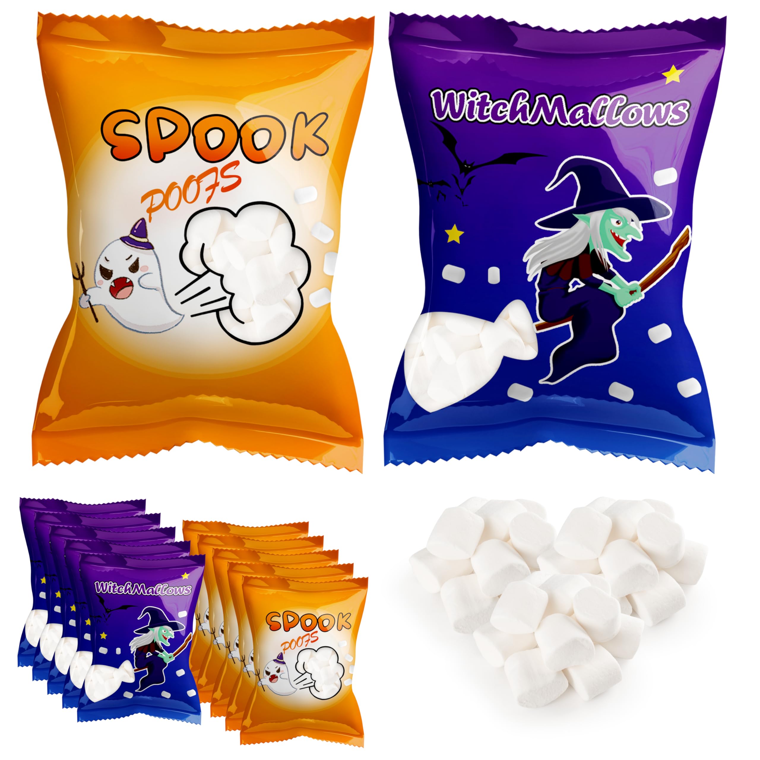 Amazon.com : 50 Pack Assorted Halloweens Mini Marshmallows