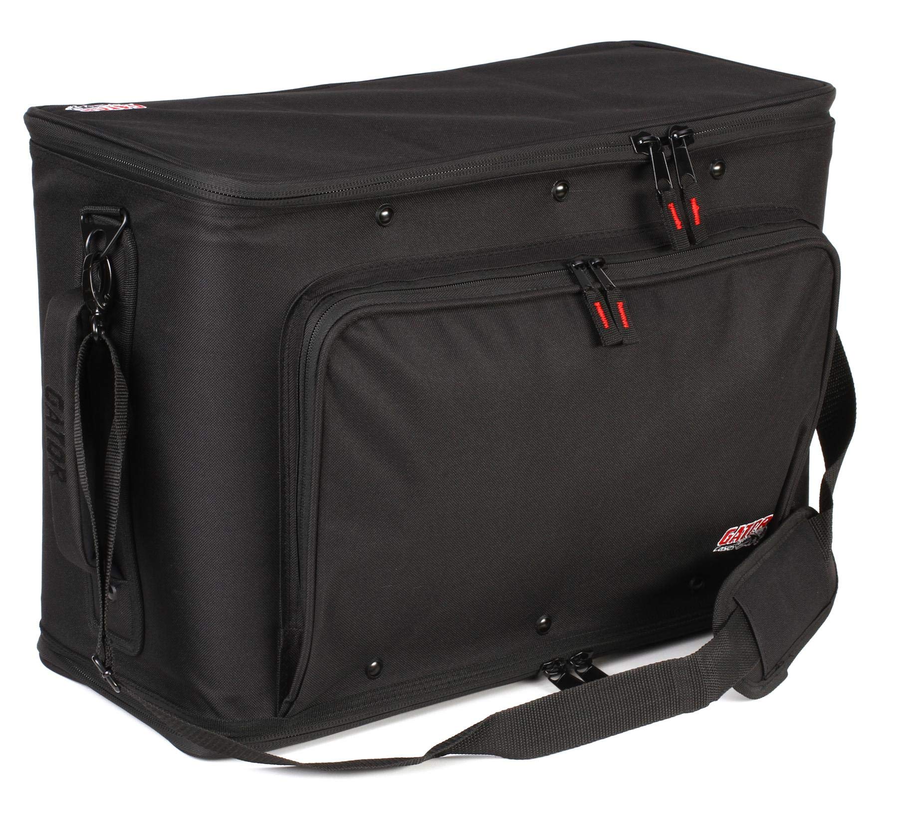 Gator Cases Lightweight Rack Bag with Removable Shoulder Strap, 4U Rack - 12.5" Rackable Depth (GR-RACKBAG-4U)
