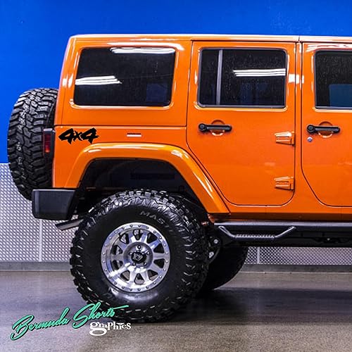 Miniatura 6 de 4X4 Camión Reemplazo Logotipos/Par/Vinilo Vehículo Chevy Calcomanía Gráfica Par