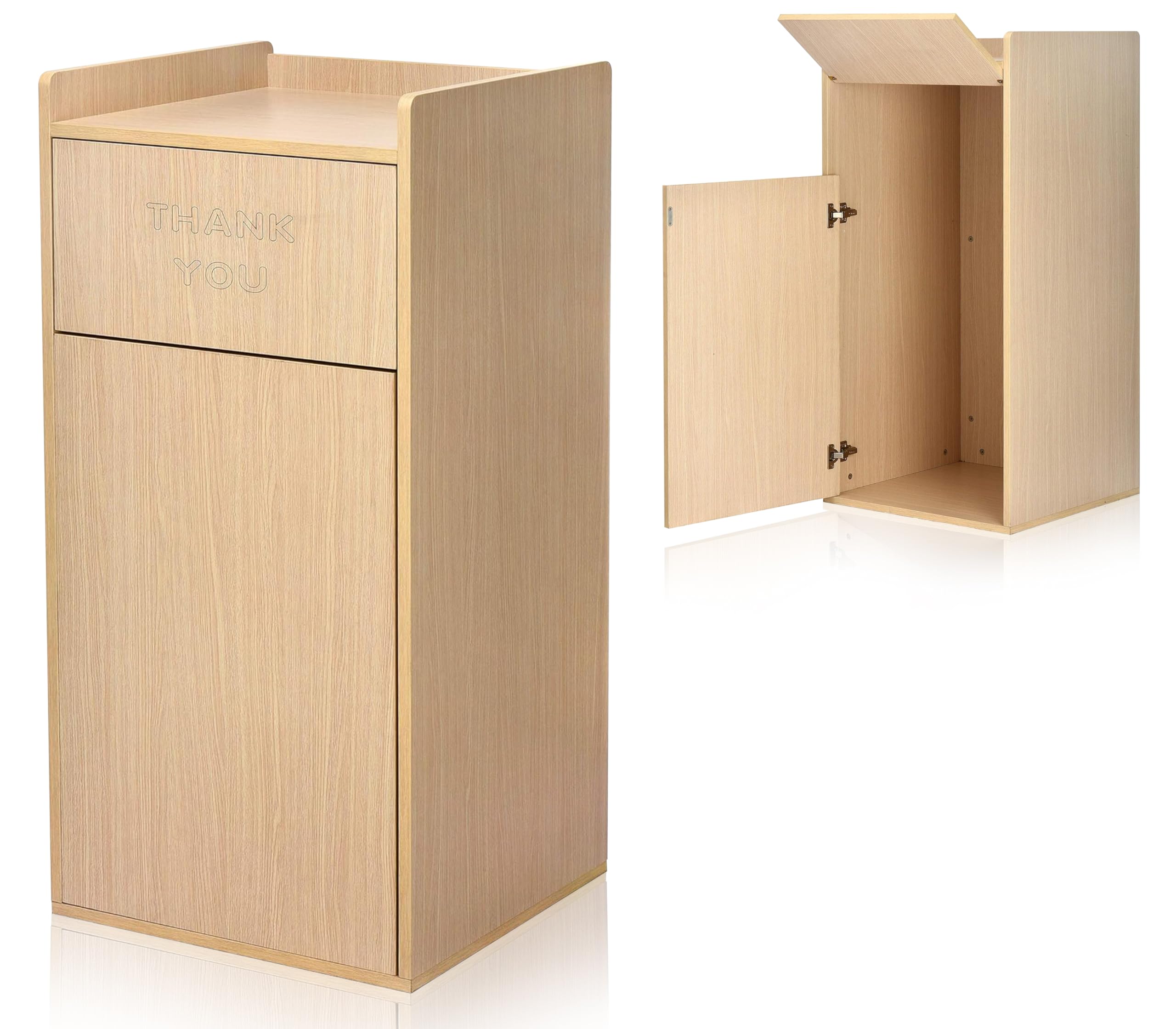 Alpine Trash Receptacle For Restaurants Thank You