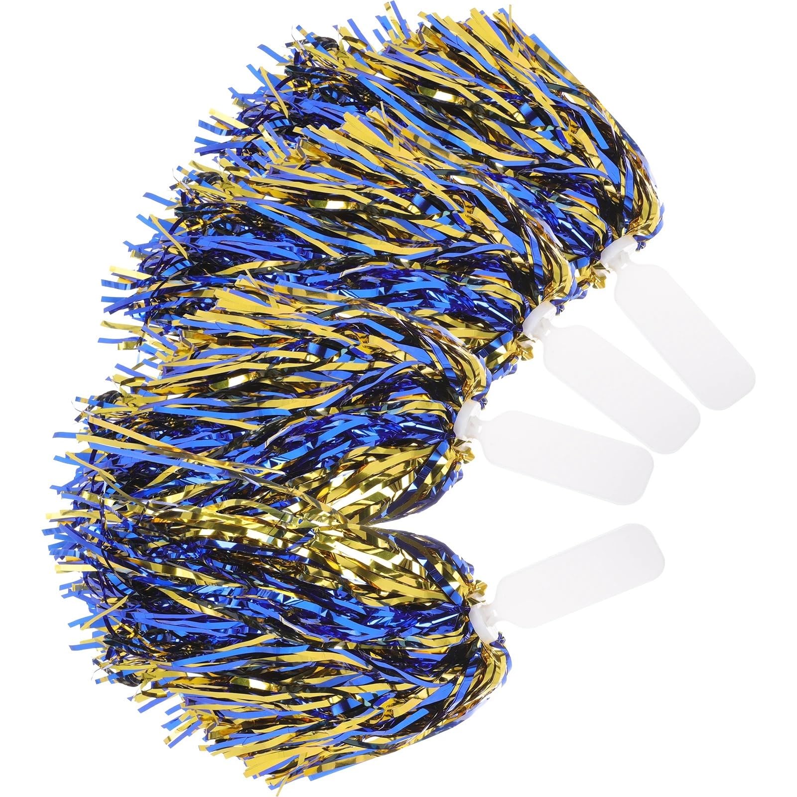 Pompom 6Pcs Reusable Cheerleader Hand Flower Balls Bright Color Pom Poms for Cheerleaders