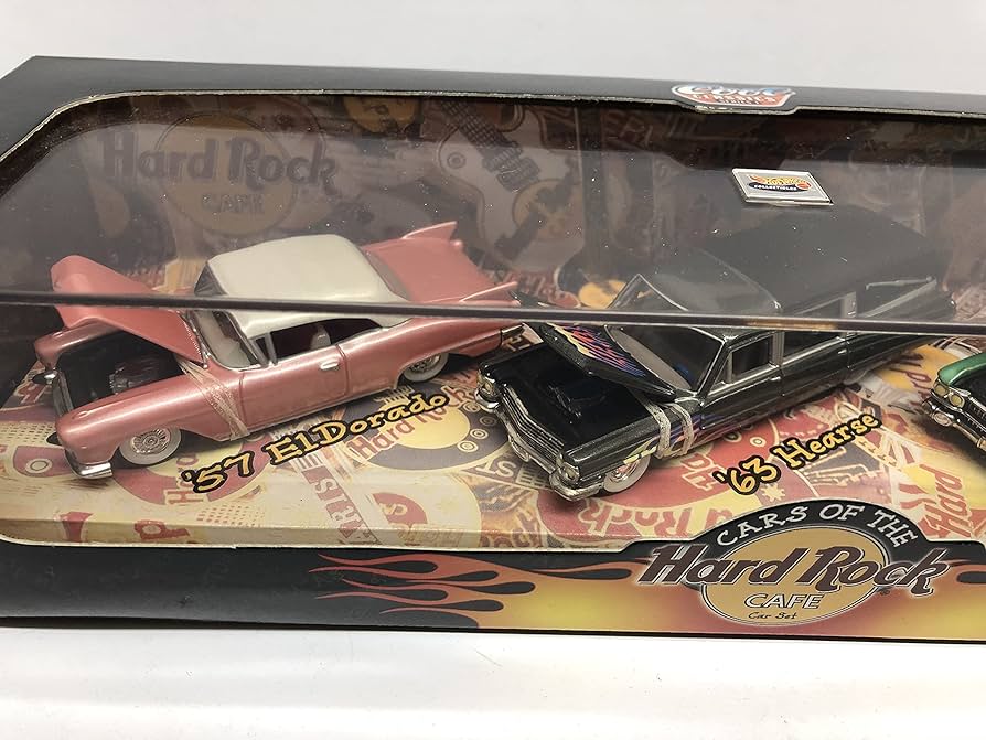 ホットウィール100% Hard Rock Cafe Car Set Amazon.com: Hot Wheels Cars Of the Hard Rock Cafe set Series 1