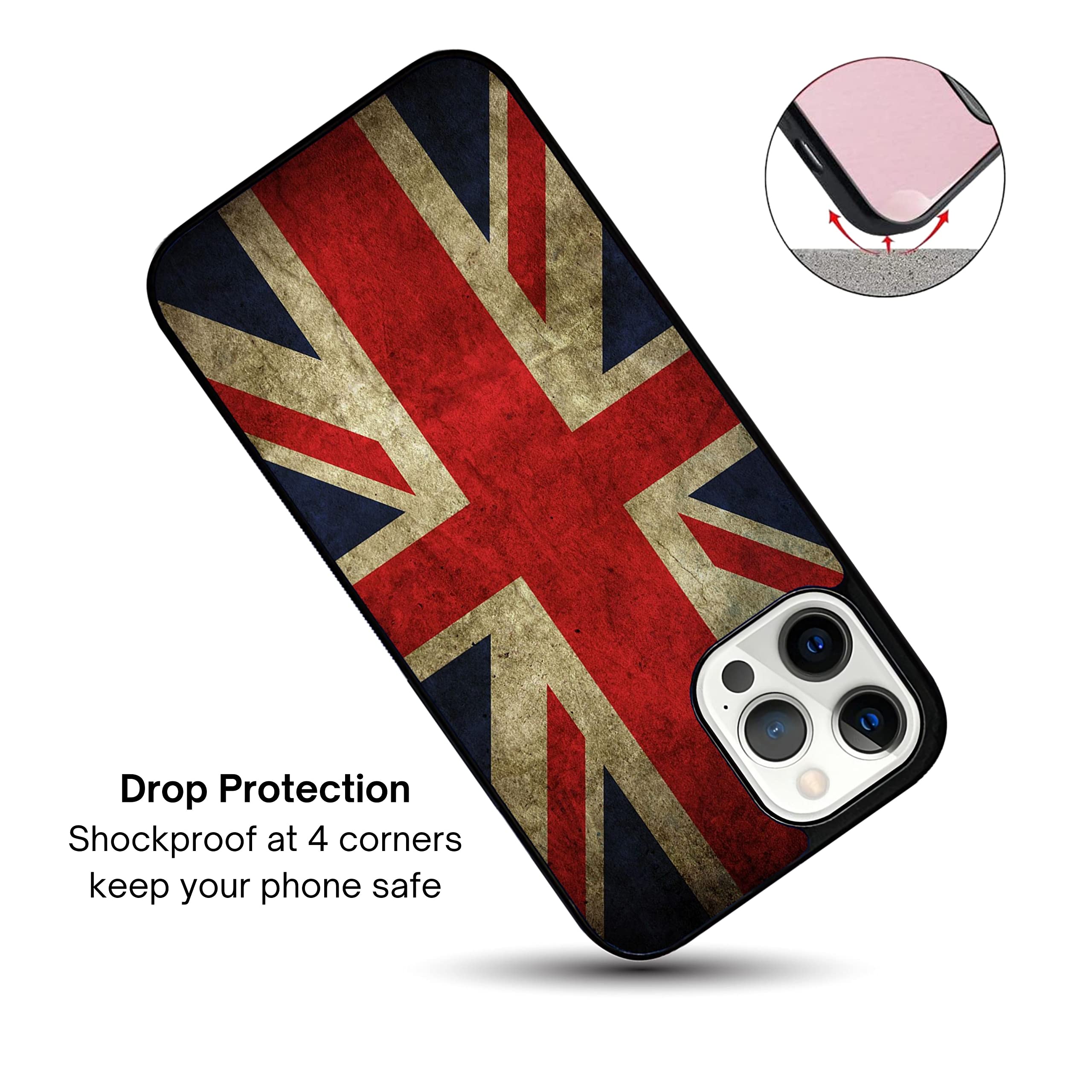 Amazon.com: Vintage Style Union Jack British Flag Case - Compatible with iPhone 14 Plus - Durable Non-Slip TPU Rubber Shockproof Slim Case (14 Plus) Black : Cell Phones & Accessories Amazon.com: Vintage Style Union Jack British Flag Case - Compatible with iPhone 14 Plus - Durable Non-Slip TPU Rubber Shockproof Slim Case (14 Plus) Black : Cell Phones & Accessories