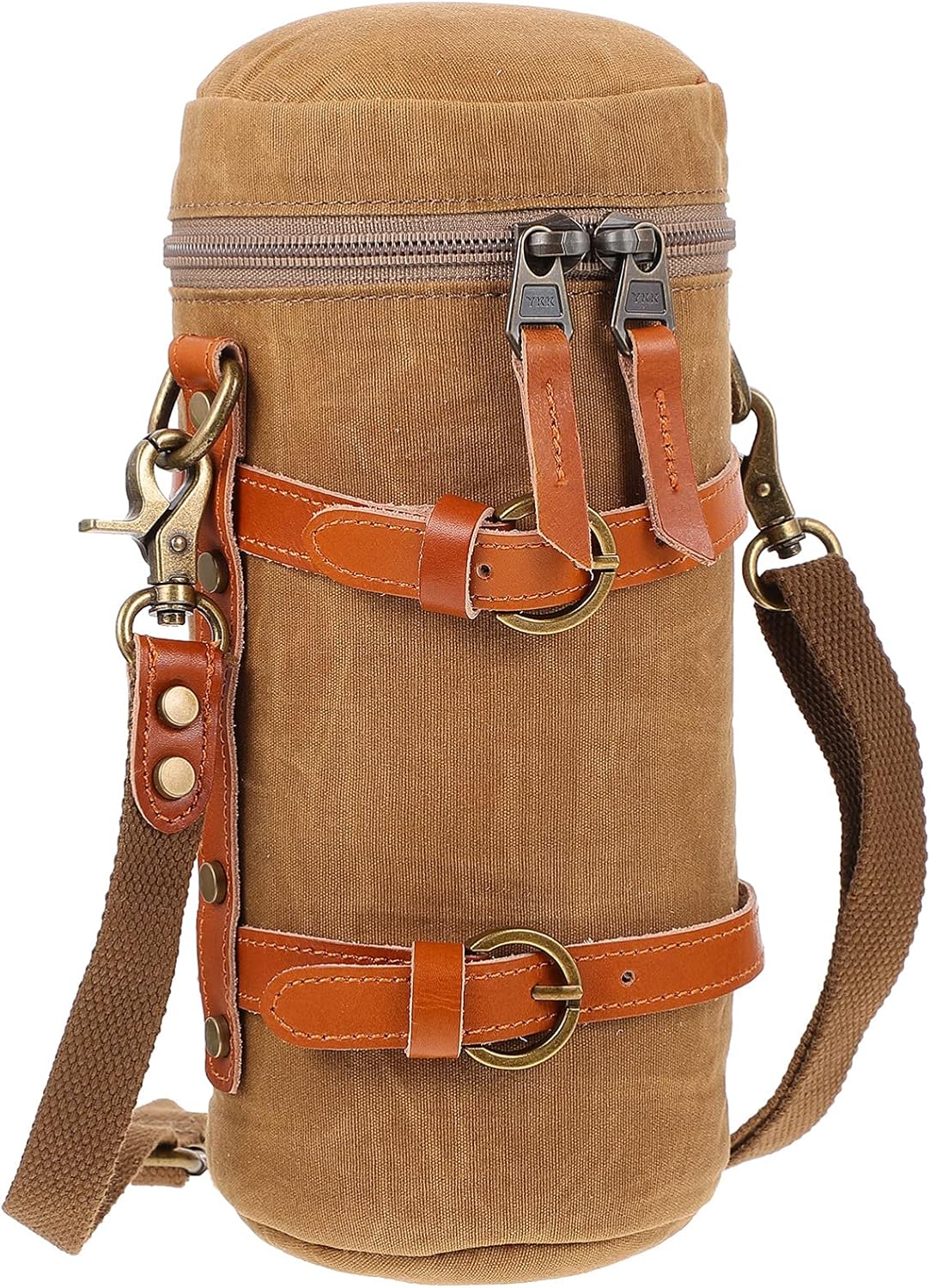 OFFer Spasm price VALICLUD DSLR Camera Lens Bag Case Khaki Pouch