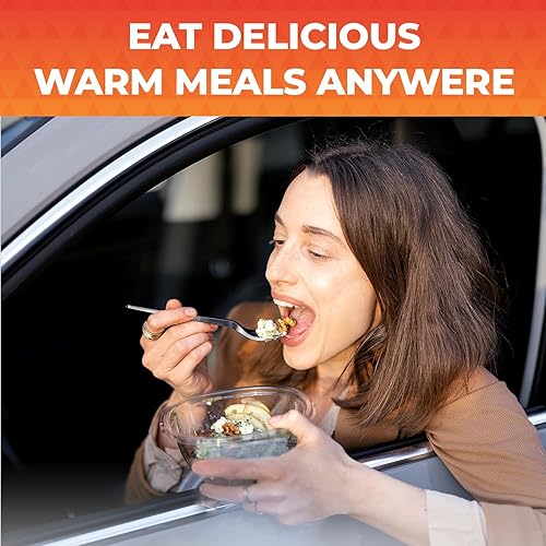 Miniatura 6 de INHEAT Horno portátil calentador de alimentos  110 V aislado de calentamiento rápido mini lonchera calentada para camping, trabajo oficina