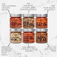 Vista 2 de A Spice Affair's Montreal Rebels Seasoning 6 Pack — Montreal Steak Seasoning, Montreal Chicken Seasoning, Maple Pepper Seasoning — Bacon Seasoning